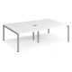 Adapt 1600mm Deep Sliding Top Double Back to Back Bench Desk